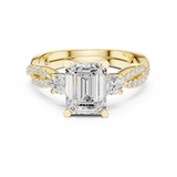 Gold Ring DDLR-281, Yellow Gold, view 4