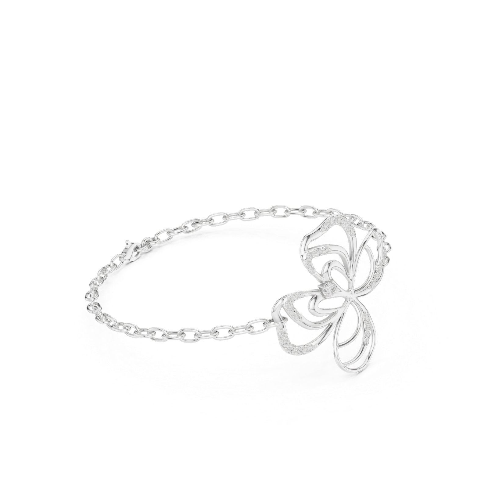 Gold Bracelet SBWB (11), White Gold