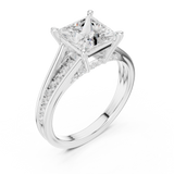 Gold Ring DDLR-997, White Gold, view 2