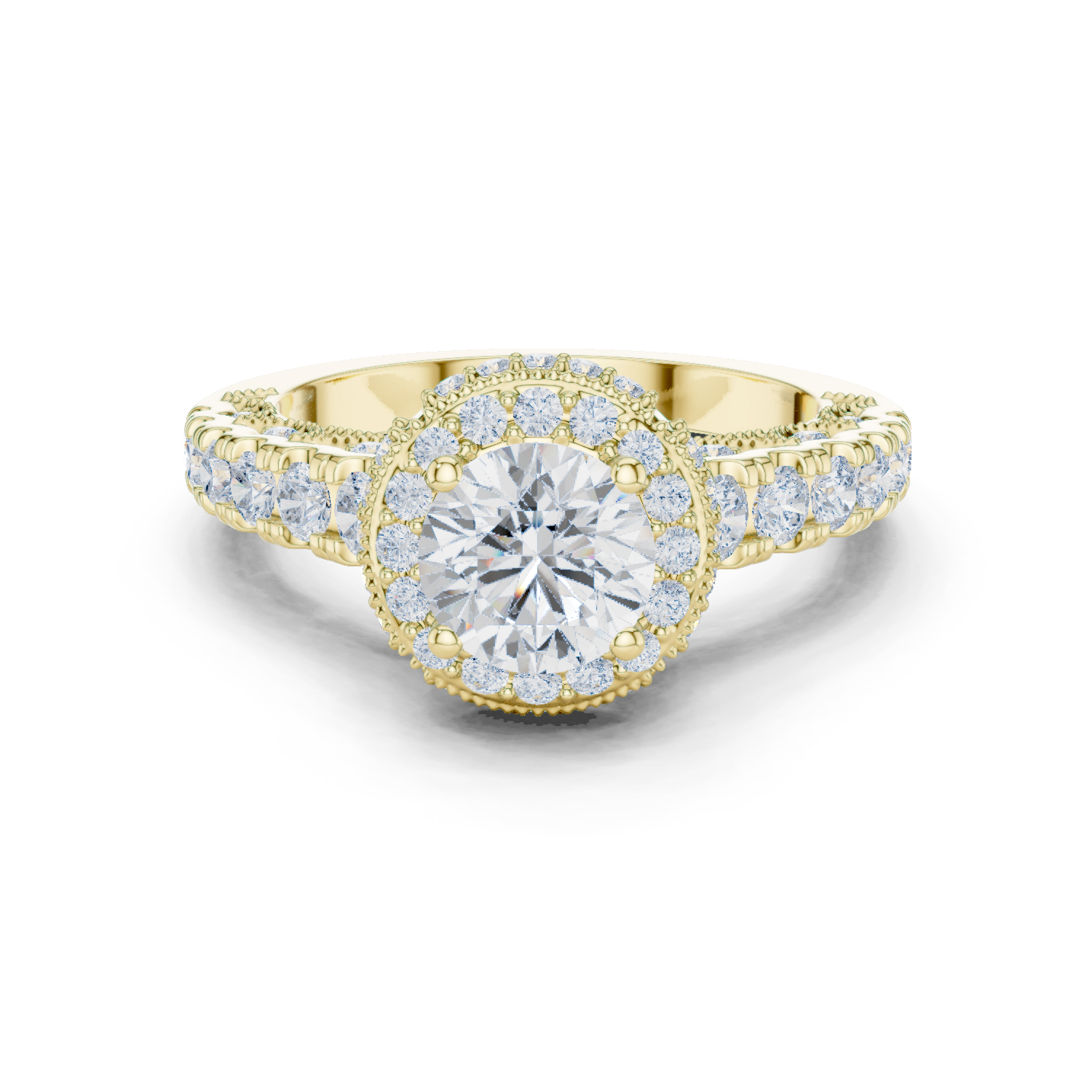 Gold Ring DDLR-778, Yellow Gold