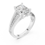Gold Ring DDLR-998, White Gold, view 2