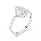 Gold Ring DDLR-511, White Gold, view 2