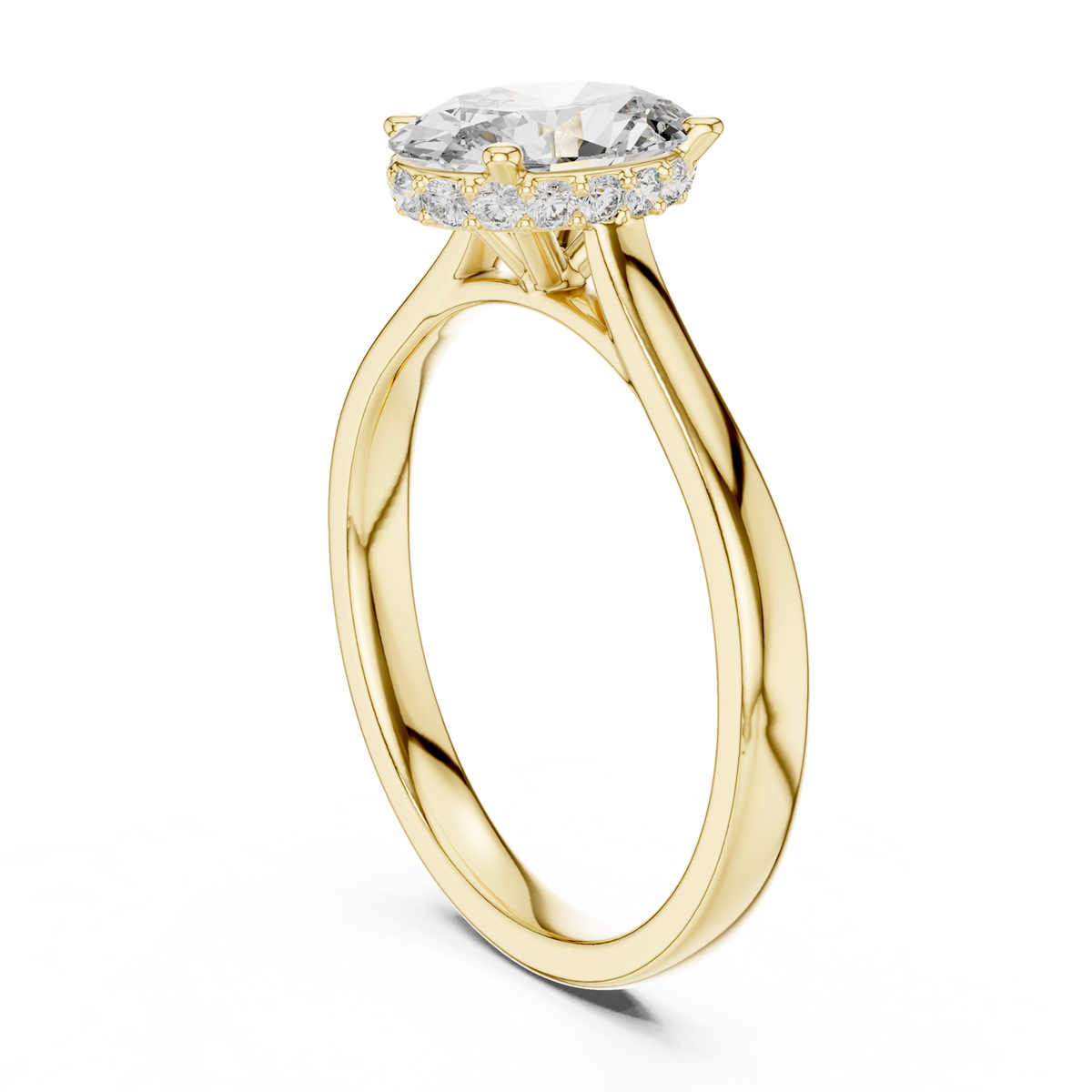 Gold Ring 00001L (8), Yellow Gold, view 1