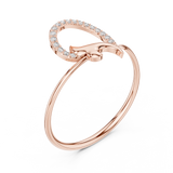 Gold Ring 1 (140), Rose Gold, view 2