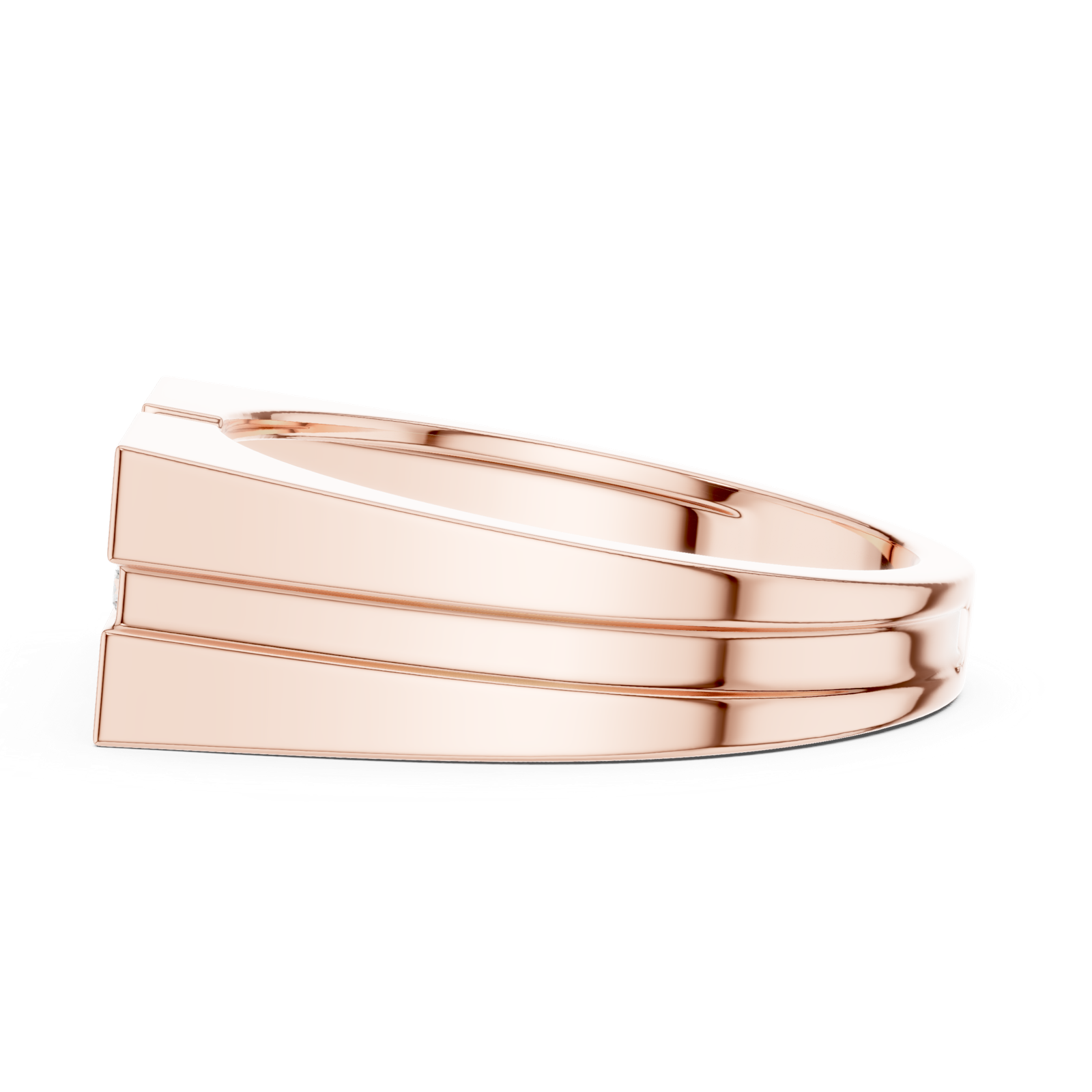 Gold Ring SBMR(48), Rose Gold, view 3