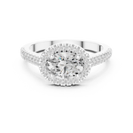 Gold Ring DDLR-347, White Gold, view 4