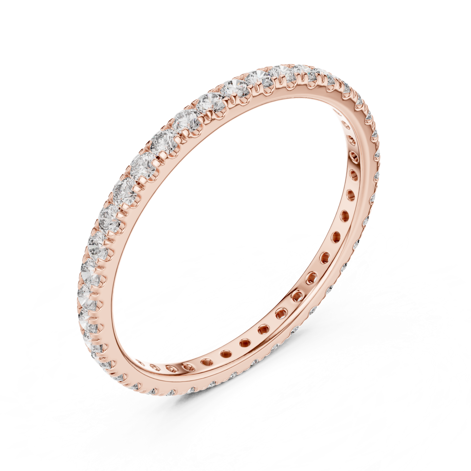Gold Ring DDLR-212, Rose Gold, view 2