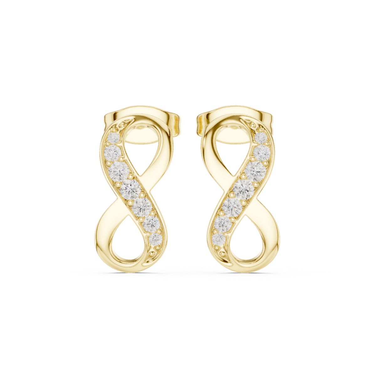 Gold Earrings SBER(51), Yellow Gold
