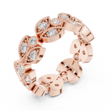 Gold Ring DDLR-368, Rose Gold, view 2