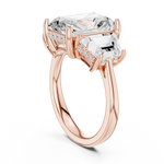 Gold Ring DDLR-746, Rose Gold, view 1