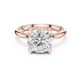 Gold Ring DDLR-175, Rose Gold, view 4