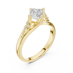 Gold Ring DDLR-497, Yellow Gold, view 2