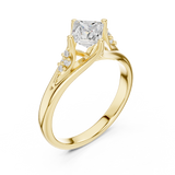 Gold Ring DDLR-497, Yellow Gold, view 2