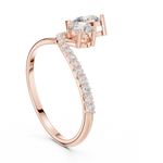 Gold Ring SBWR(59), Rose Gold, view 1