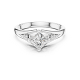 Gold Ring DDLR-497, White Gold