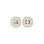 Gold Earrings ALJER-493, Yellow Gold, view 4