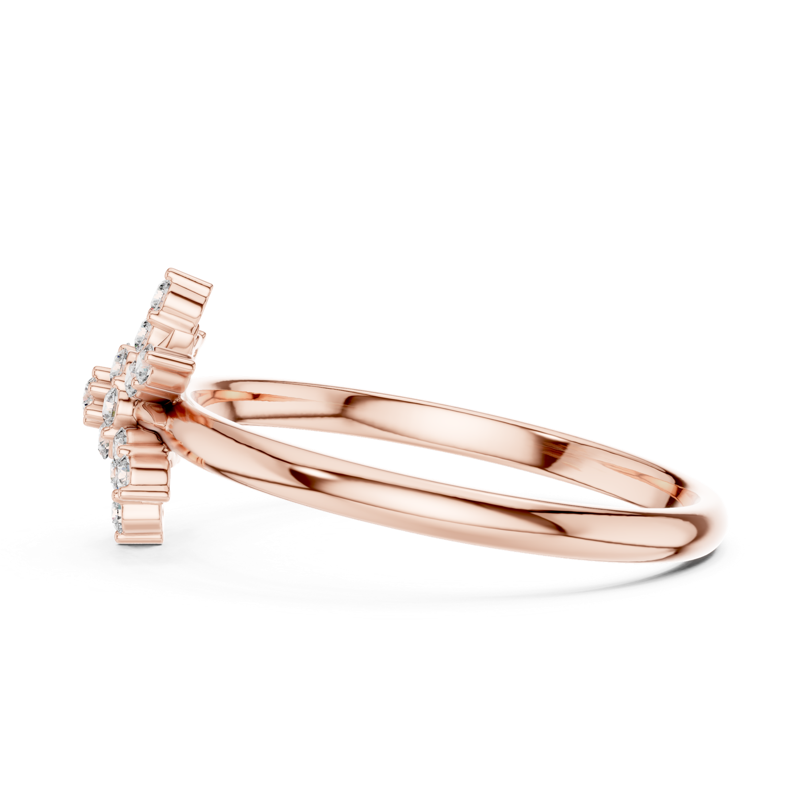 Gold Ring 1 (410), Rose Gold, view 3