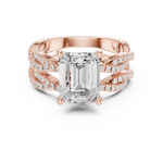 Gold Ring DDLR-300, Rose Gold, view 4