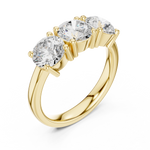 Gold Ring DDLR-613, Yellow Gold, view 2
