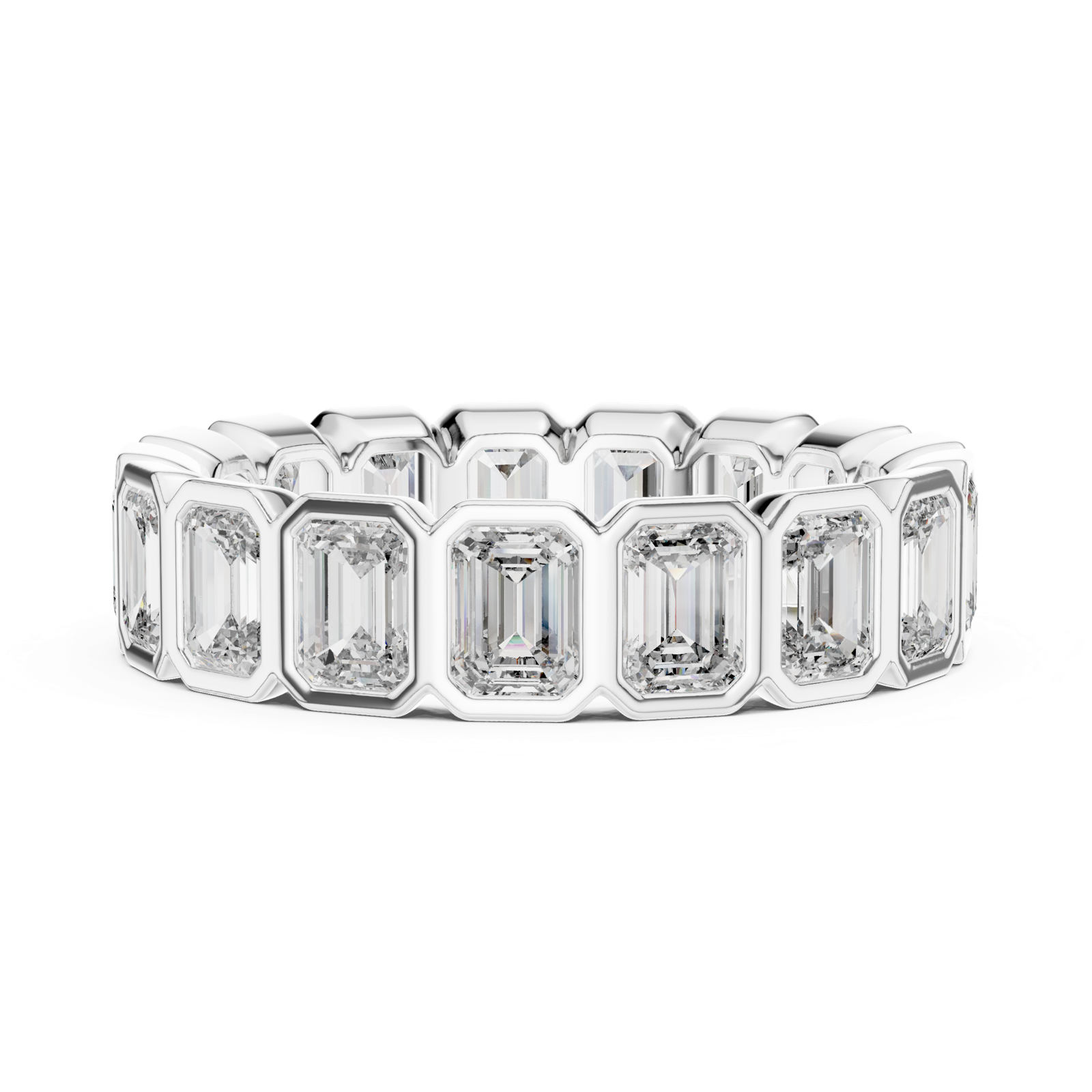 Gold Ring DDLR-217, White Gold, view 3
