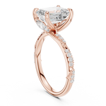 Gold Ring DDLR-898, Rose Gold, view 1