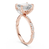 Gold Ring DDLR-898, Rose Gold, view 1