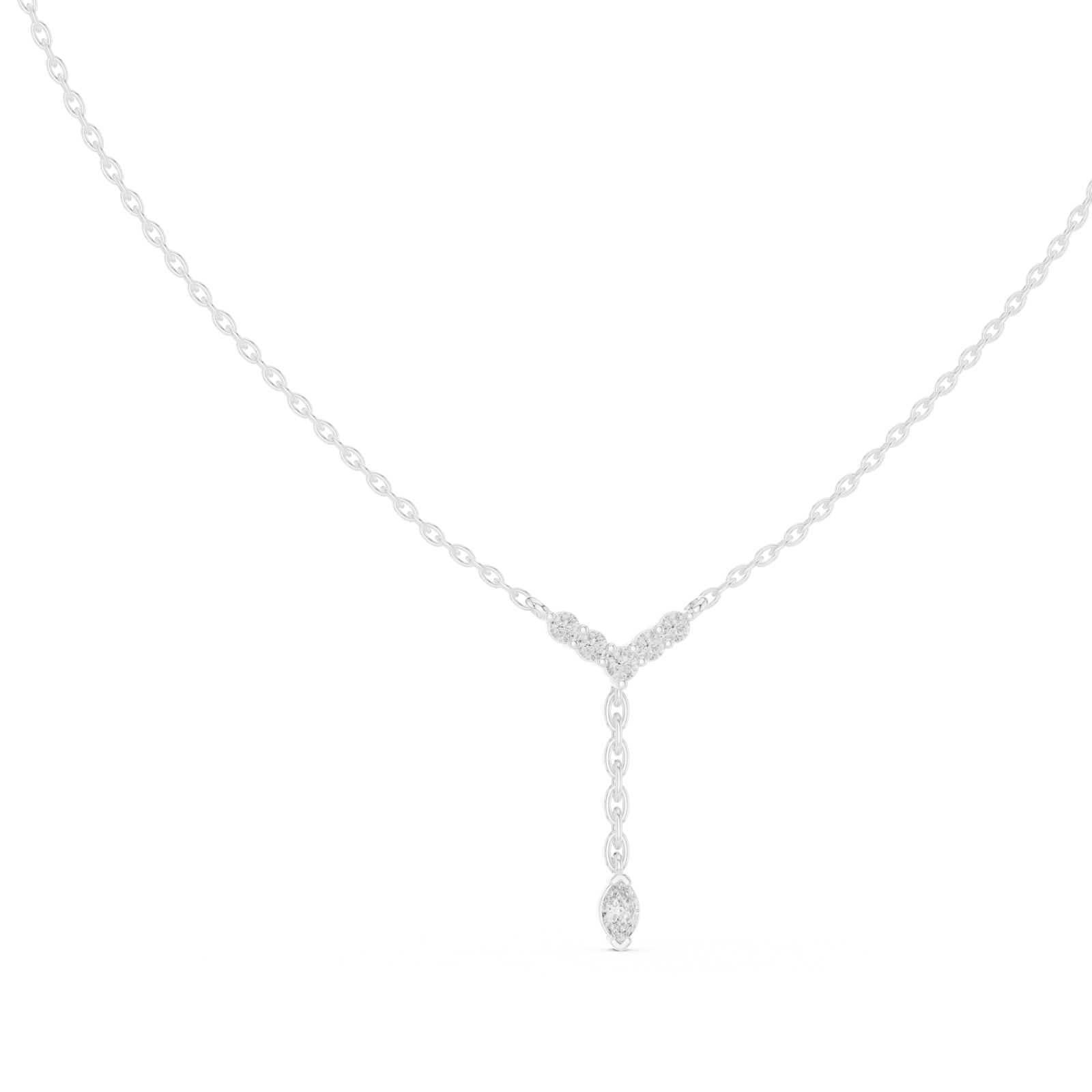 Gold Pendant GPD-0032, White Gold, view 1