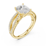 Gold Ring DDLR-734, Yellow Gold, view 2
