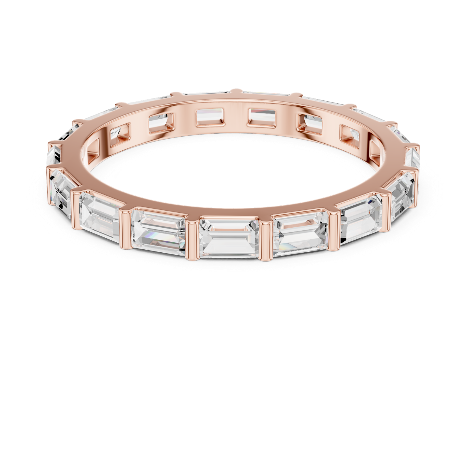 Gold Ring DDLR-1119, Rose Gold, view 4