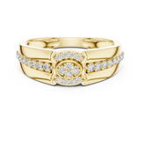 Gold Ring LR-01 (41), Yellow Gold, view 4