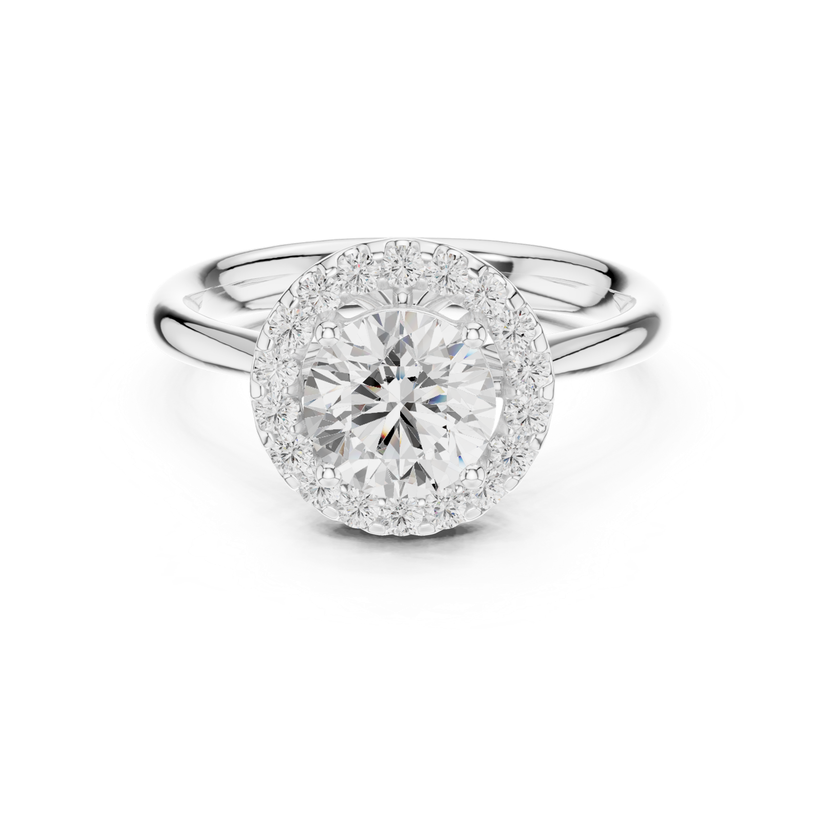 Gold Ring DDLR-629, White Gold, view 4