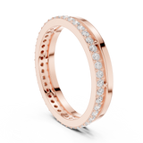 Gold Ring R26, Rose Gold, view 1