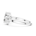 Gold Ring DDLR-513, White Gold, view 3