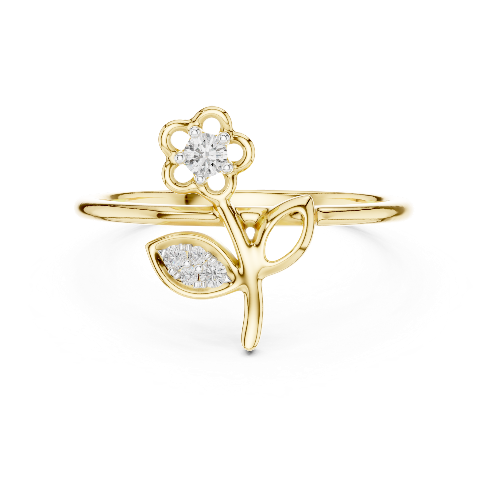 Gold Ring 12-10033@L, Yellow Gold