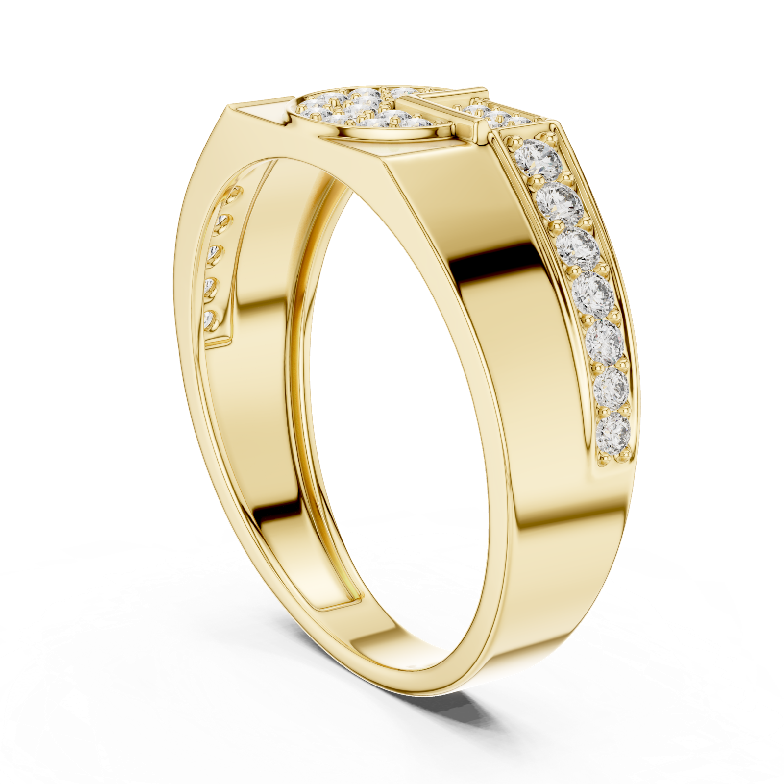 Gold Ring LR-01 (35), Yellow Gold