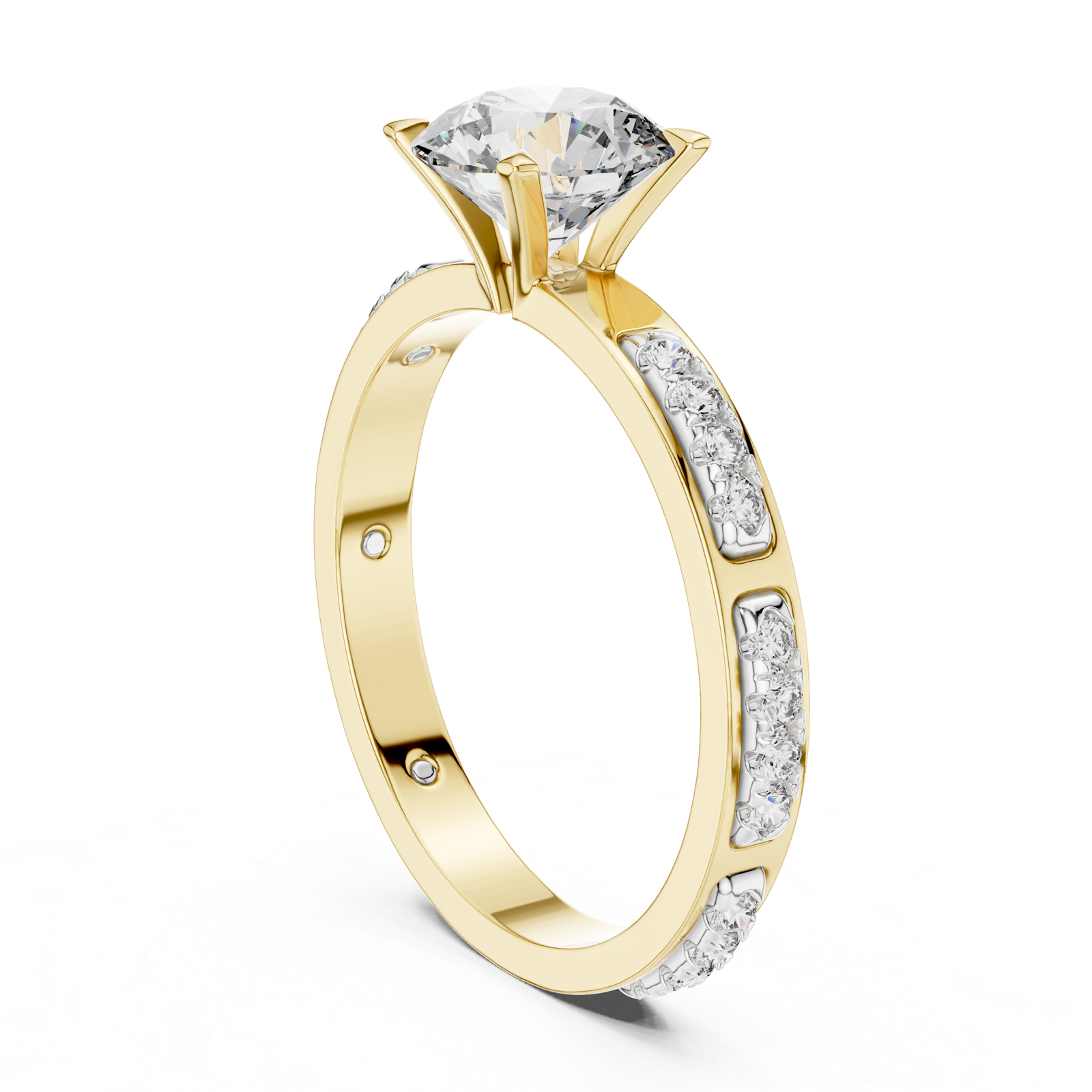 Gold Ring LR-0039, Yellow Gold, view 1