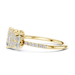 Gold Ring DDLR-1069, Yellow Gold, view 3