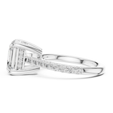 Gold Ring DDLR-1031, White Gold, view 3