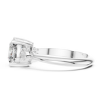 Gold Ring DDLR-196, White Gold, view 3