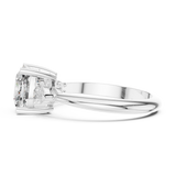 Gold Ring DDLR-196, White Gold, view 3
