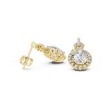 Gold Earrings 3-10016E_136, Yellow Gold, view 1