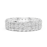 Gold Ring DDLR-714, White Gold, view 3