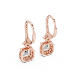 Gold Earrings 9-10001E_23, Rose Gold, view 3