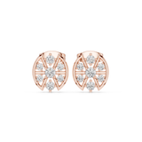 Gold Earrings AGDER-358, Rose Gold