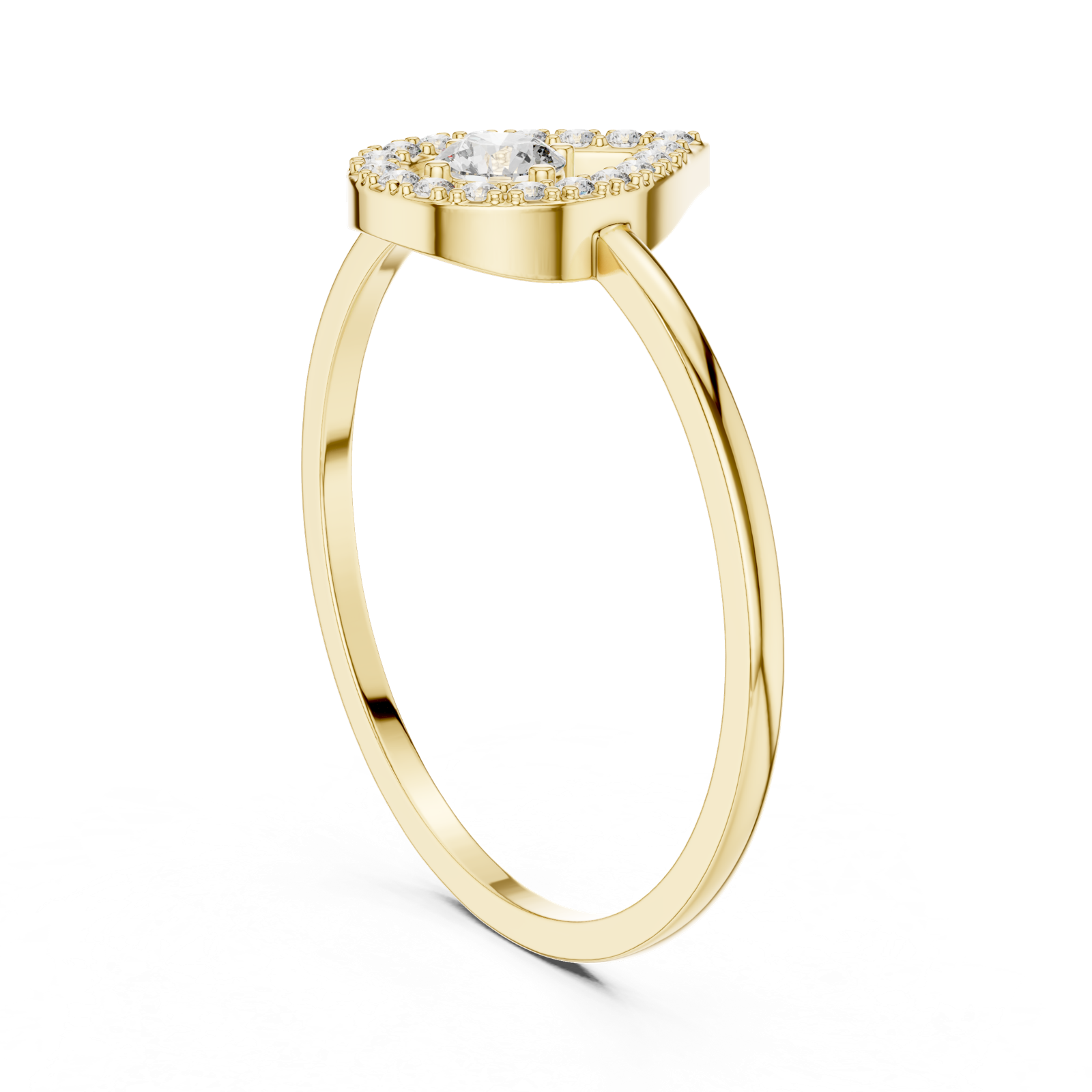 Gold Ring DR-6161, Yellow Gold