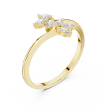 Gold Ring HLR-236, Yellow Gold, view 2