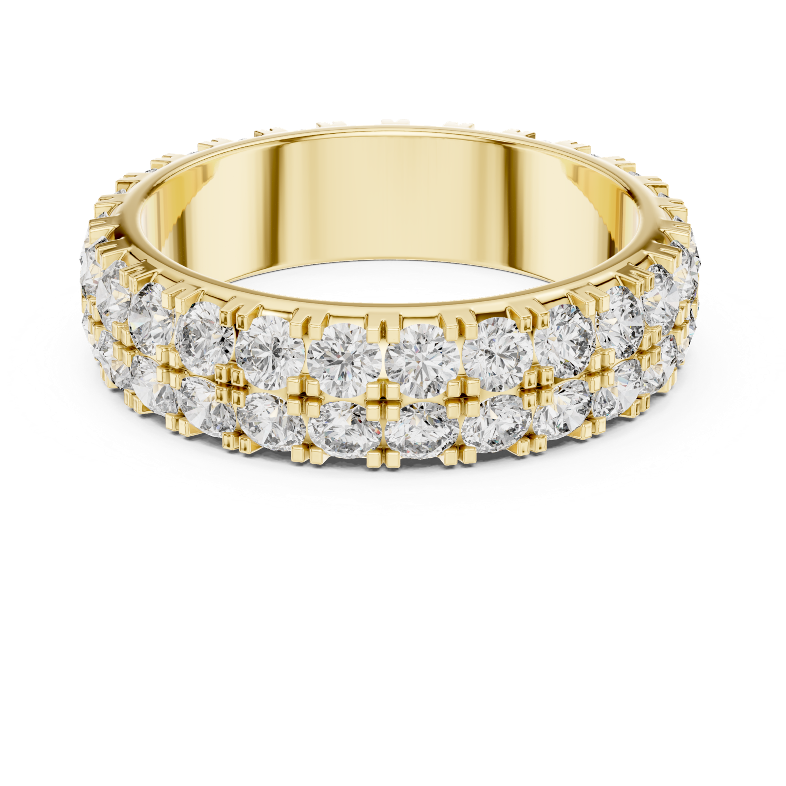 Gold Ring DDLR-223, Yellow Gold, view 4