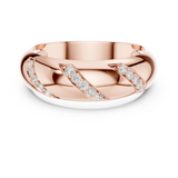 Gold Ring SBMR(13), Rose Gold, view 4