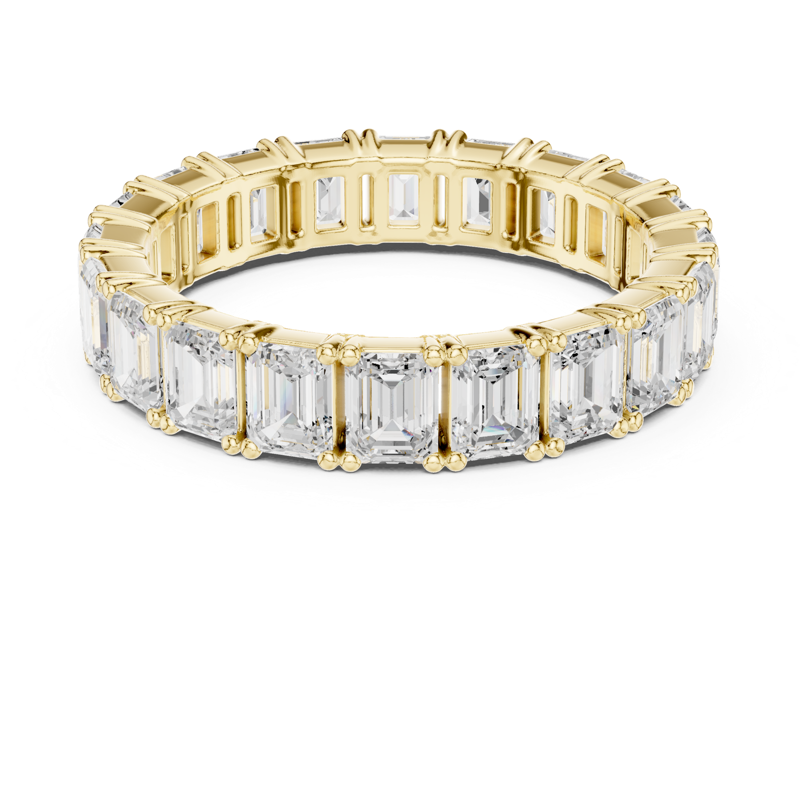 Gold Ring DDLR-626, Yellow Gold, view 4
