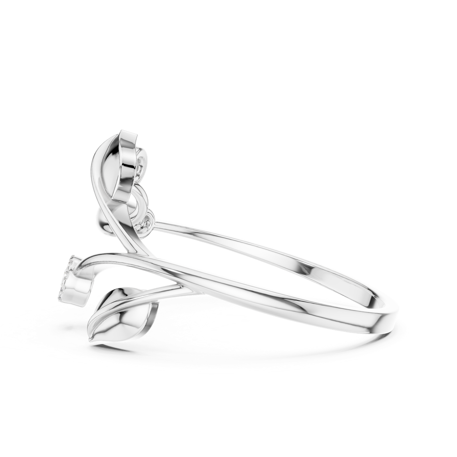Gold Ring 1 (248), White Gold, view 3